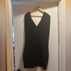 Express black mini bodycon dress SIZE L
